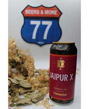 Thornbridge Thornbridge Jaipur X IPA Blik 44 cl  10,0%