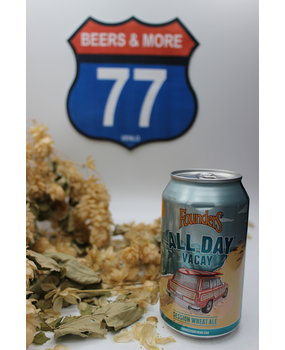 Founders Brewing Company Founders Brewing Company All Day Vacay Wheat Ale Blik 35.5 cl  4,60% Founders Brewing Company Founders Brewing Company All Day Vacay Wheat Ale Blik 35.5 cl  4,60%