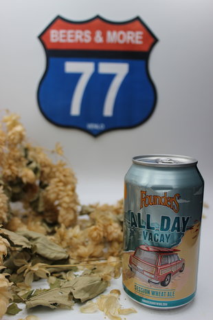 Founders Brewing Company Founders Brewing Company All Day Vacay Wheat Ale Blik 35.5 cl  4,60% Founders Brewing Company Founders Brewing Company All Day Vacay Wheat Ale Blik 35.5 cl  4,60%