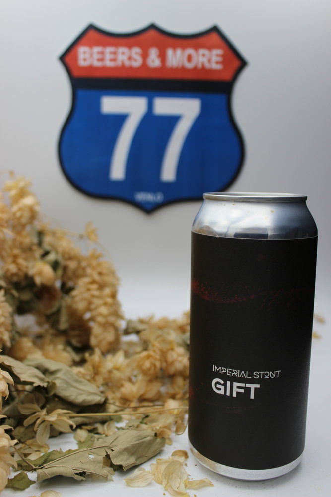 Boundary Brewing Boundary Brewing Gift Stout Blik 44 cl  8,00%