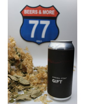 Boundary Brewing Boundary Brewing Gift Stout Blik 44 cl  8,00%