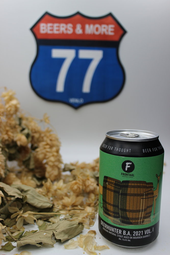 Frontaal Frontaal Deer Hunter 2021 BA Stout Blik 33 cl  13,40%