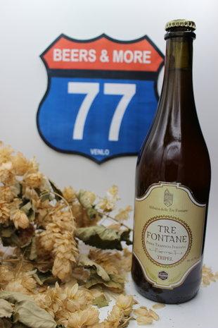 Tre Fontane Tre Fontane Tripel 2019 Tripel Fles 75 cl  8,00%