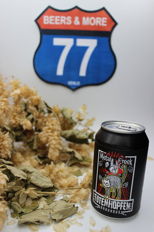 Totenhopfen Brauhaus Totenhopfen Metal Freek Black IPA Fles 33 cl  6,60%