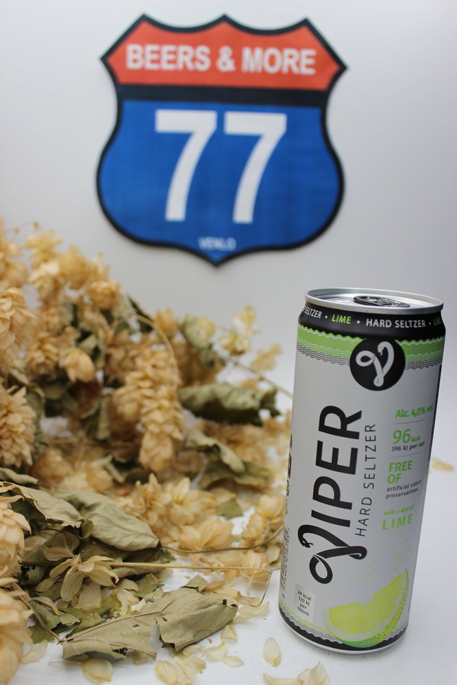 Viper Grolsch Viper Hard Seltzer Lime Overig Blik 33 cl  4,00%