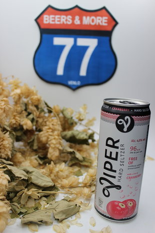 Viper Grolsch Viper Hard Seltzer Cranberry Overig Blik 33 cl  4,00%