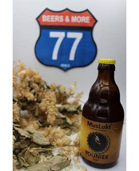 Muslukt Brouwerij Muslukt Youniek Tripel Fles 33 cl  9,00%