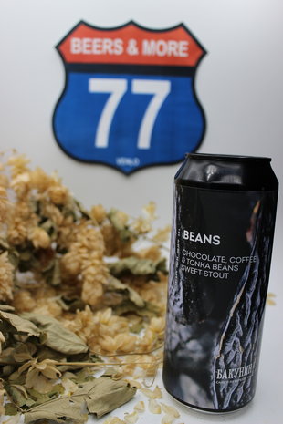 Bakunin Brewing Company Bakunin Beans Stout Blik 50 cl 6.80% Bakunin Brewing Company Bakunin Beans Stout Blik 50 cl 6.80%