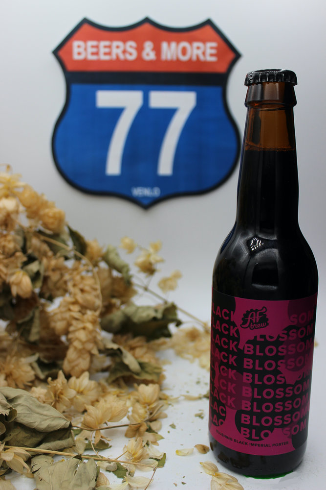 AF Brew AF Brew Black Blossom Imperial Porter Fles 33 cl  13,00%