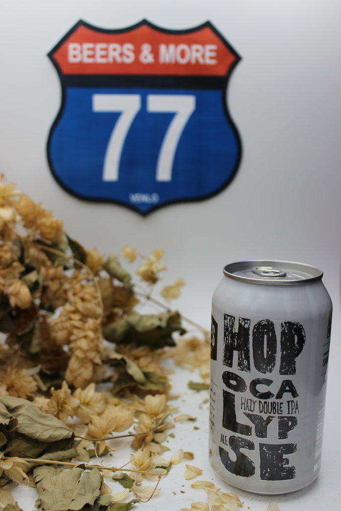 Drake's Brewing Company Drake's hopocalypse White Label Hazy Double IPA Blik 35.5 cl  8,40%