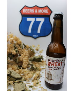 Strieper Craft Beer Strieper Craft Beer The Awesome Deep Wheat Plunging Ale Explorer Witbier Fles 33 cl  4,80% Strieper Craft Beer Strieper Craft Beer The Awesome Deep Wheat Plunging Ale Explorer Witbier Fles 33 cl  4,80%