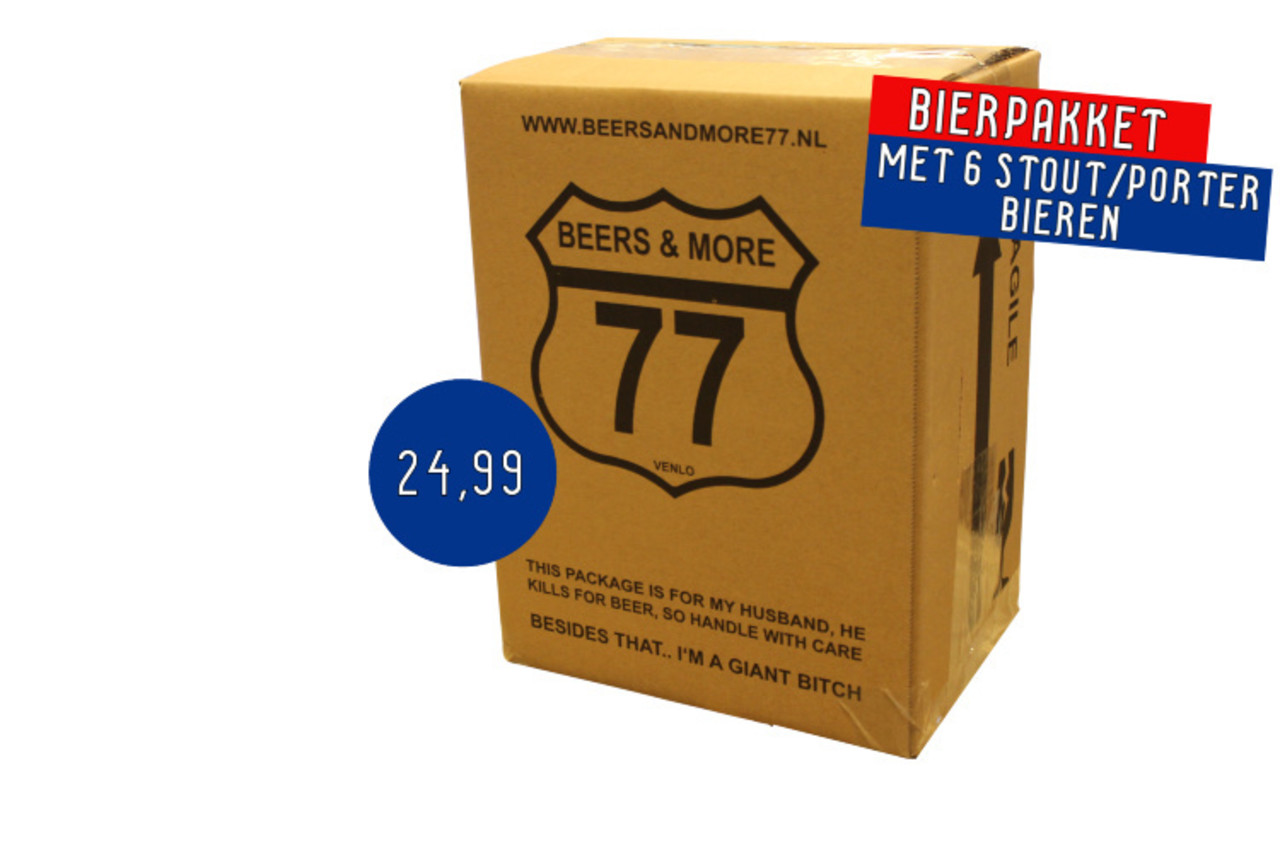 Bierpakket 6 Stout/Porter Bieren