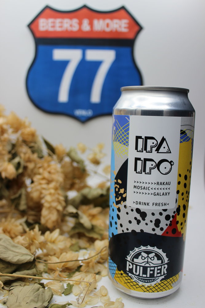 Pulfer Brewery Pulfer Brewery IPA IPO Blik 50 cl  7,00%