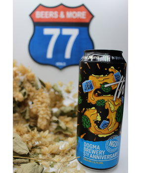 Dogma Brewery Dogma Brewery 5Th Anniversary IPA Blik 50 cl  6,70% Dogma Brewery Dogma Brewery 5Th Anniversary IPA Blik 50 cl  6,70%