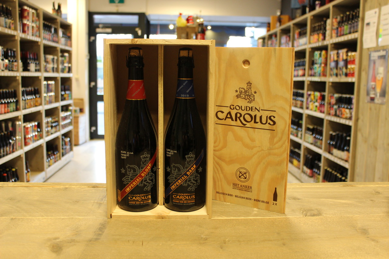 Het Anker Het Anker Gouden Carolus  Cuvee van de Keizer Imperial Dark/Blond Kist Fles 75 cl  11,00%