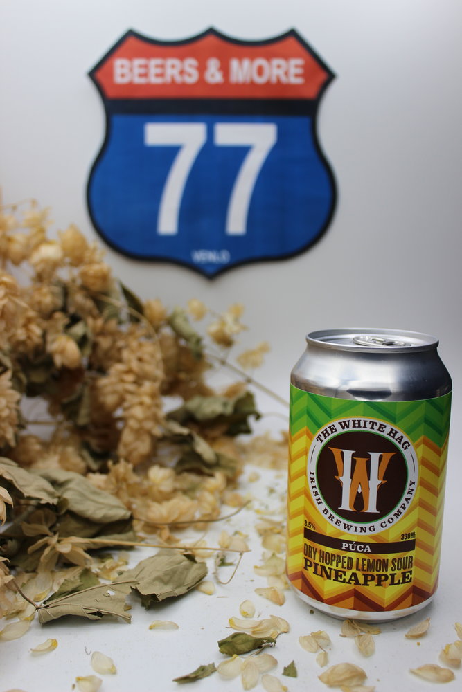 The White Hag The White Hag Puca Pineapple Dry Hopped Lemon Pineapple Sour Blik 33 cl  3,50%