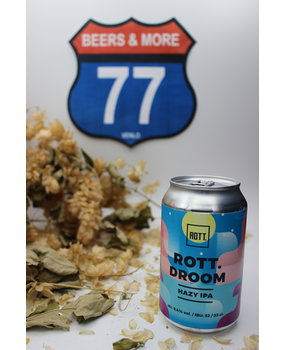 Rott. Brouwers Rott. Droom Hazy IPA Blik 33 cl 6,40% Rott. Brouwers Rott. Droom Hazy IPA Blik 33 cl 6,40%