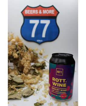 Rott. Brouwers Rott. Wine Barley Wine Blik 33 cl 10,70% Rott. Brouwers Rott. Wine Barley Wine Blik 33 cl 10,70%