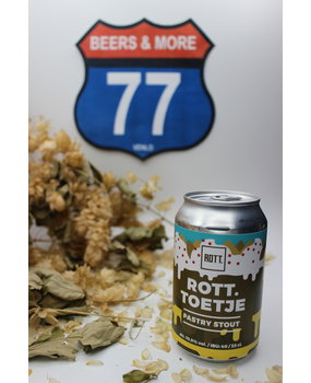 Rott. Brouwers Rott. Toetje Pastry Stout Blik 33 cl 10,50% Rott. Brouwers Rott. Toetje Pastry Stout Blik 33 cl 10,50%