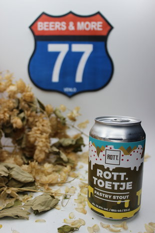 Rott. Brouwers Rott. Toetje Pastry Stout Blik 33 cl 10,50%