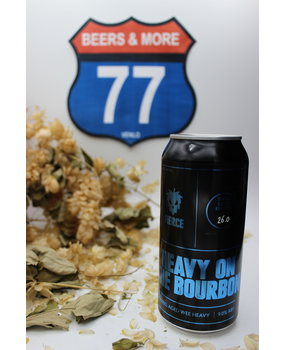 Fierce Beer Fierce Beer Heavy on the Bourbon BA Scotch Ale Blik 44 cl 9,00% Fierce Beer Fierce Beer Heavy on the Bourbon BA Scotch Ale Blik 44 cl 9,00%