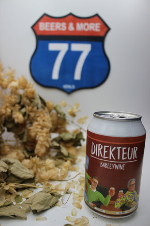 De School De School Direkteur Barley Wine Blik 33 cl  10,00%