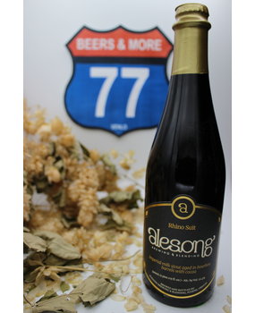Alesong Brewing & Blending Alesong Brewing & Blending Rhino Suit BA Stout Fles 50 cl 12,20% Alesong Brewing & Blending Alesong Brewing & Blending Rhino Suit BA Stout Fles 50 cl 12,20%