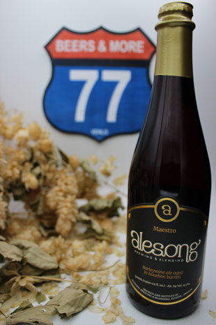 Alesong Brewing & Blending Alesong Brewing & Blending Maestro BA Barley Wine Fles 50 cl  13,20% Alesong Brewing & Blending Alesong Brewing & Blending Maestro BA Barley Wine Fles 50 cl  13,20%
