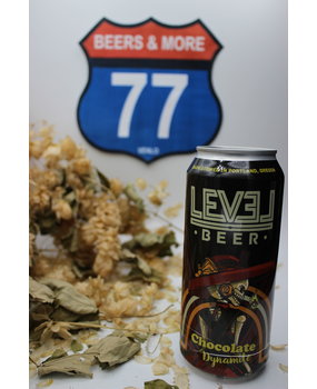 Level Beer Level Beer Chocolate Dynamite Stout Blik 47.3 cl  6,00% Level Beer Level Beer Chocolate Dynamite Stout Blik 47.3 cl  6,00%