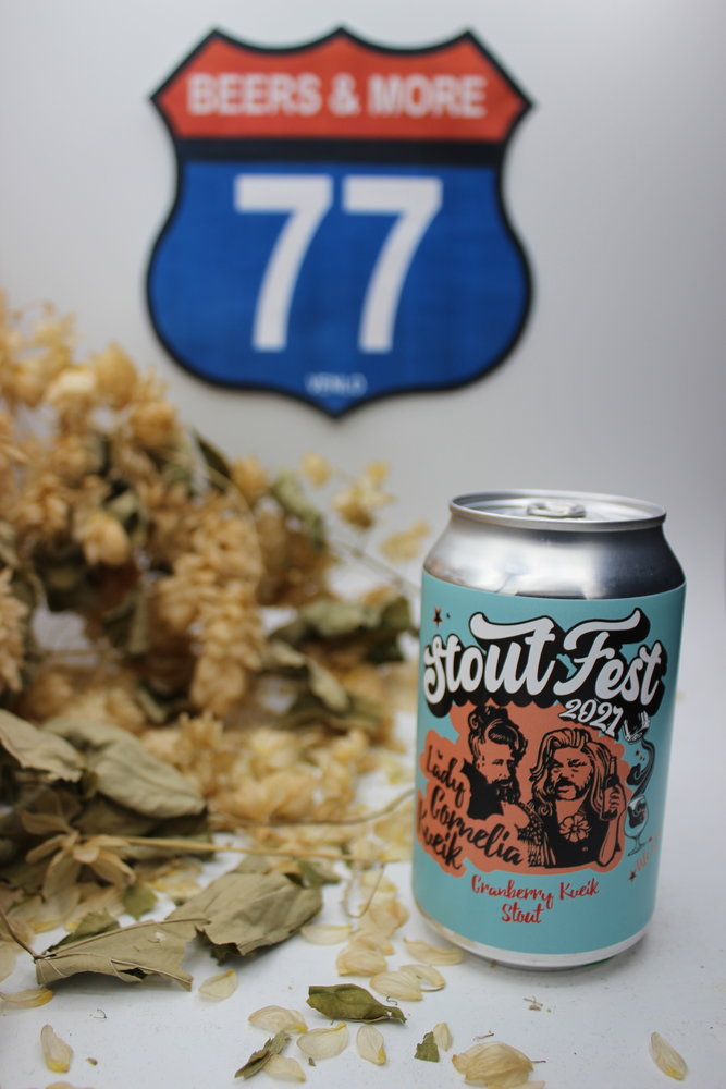 Nogne Nøgne Ø & Poesiat & Kater Lady Cornelia Kveik Stout Fles 33 cl 6,30%