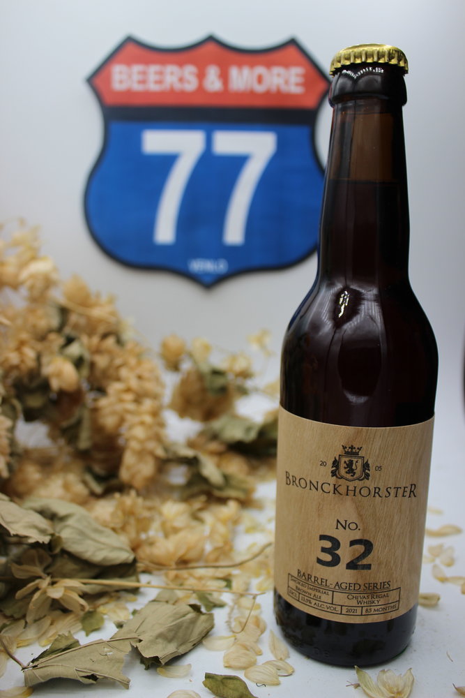 Bronckhorster Bronckhorster NO.32 Smoked Imperial Brown Ale BA Chivas Regal  Fles 33 cl  13,50%
