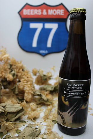 Brouwerij de Koperen Kat De Koperen Kat De Kater Quadrupel Fles 33 cl 10,00% Brouwerij de Koperen Kat De Koperen Kat De Kater Quadrupel Fles 33 cl 10,00%