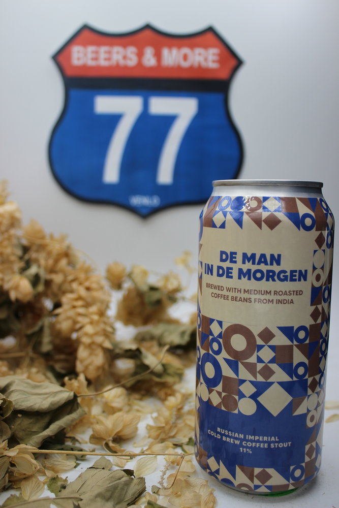 Brouwerij De Man Brouwerij De Man De man in de Morgen Stout Blik 44cl 11.00%