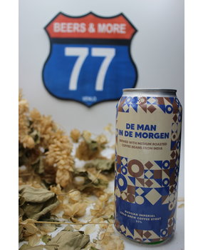 Brouwerij De Man Brouwerij De Man De man in de Morgen Stout Blik 44cl 11.00% Brouwerij De Man Brouwerij De Man De man in de Morgen Stout Blik 44cl 11.00%