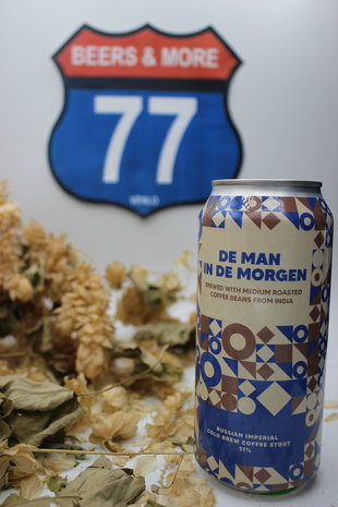 Brouwerij De Man Brouwerij De Man De man in de Morgen Stout Blik 44cl 11.00%