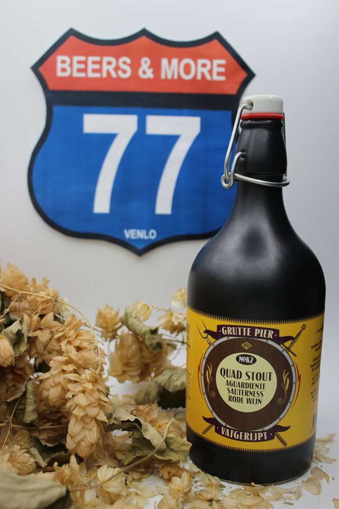 Grutte Pier Grutte Pier Vatgerijpt Quad Stout Fles 33 cl  10,00%