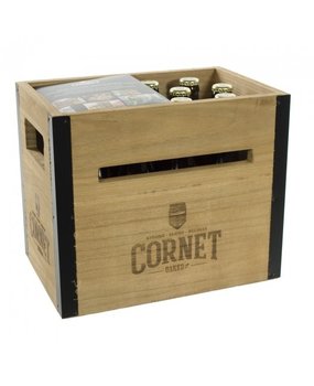 De Hoorn De Hoorn Cornet Original Houten Krat Blond 10 fles 33 cl  8,50% De Hoorn De Hoorn Cornet Original Houten Krat Blond 10 fles 33 cl  8,50%