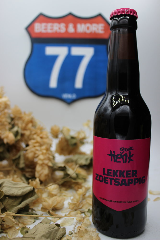Brouwerij Stoute Henk Brouwerij Stoute Henk Lekker Zoetsappig Stout Fles 33 cl 10,30%