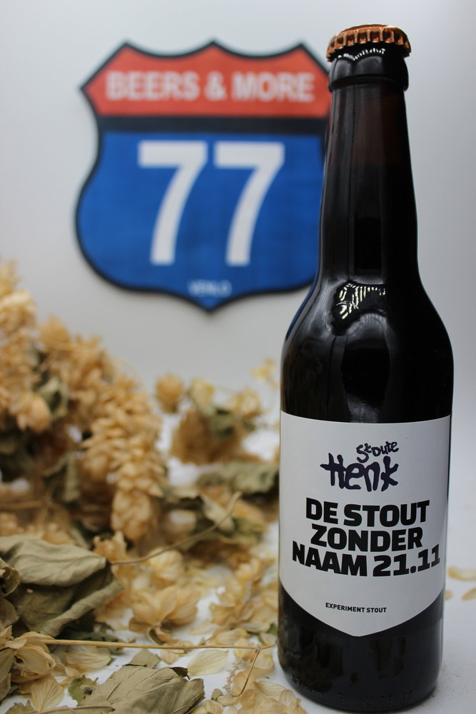 Brouwerij Stoute Henk Brouwerij Stoute Henk De Stout Zonder Naam 21.11 Stout Fles 33 cl 8,70%