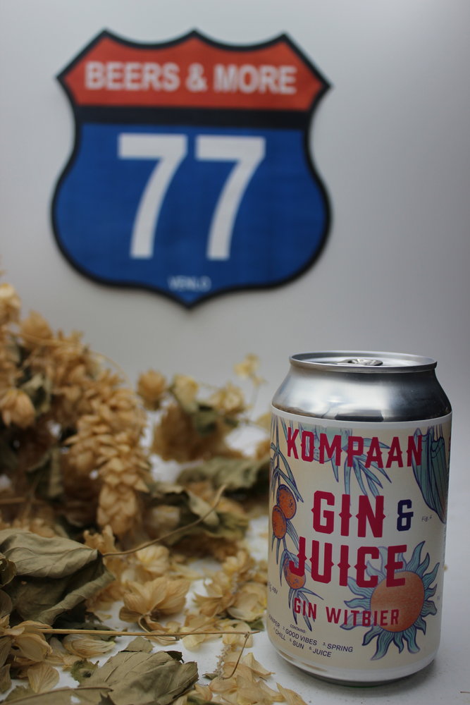 Kompaan Kompaan Gin & Juice Witbier Blik 33 cl  5,40%