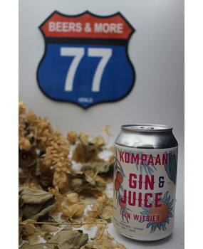 Kompaan Kompaan Gin & Juice Witbier Blik 33 cl  5,40% Kompaan Kompaan Gin & Juice Witbier Blik 33 cl  5,40%