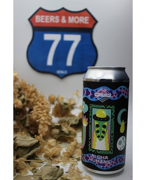 Basqueland Brewery Basqueland Aloha Humans Double IPA Blik 44 cl 8,00% Basqueland Brewery Basqueland Aloha Humans Double IPA Blik 44 cl 8,00%