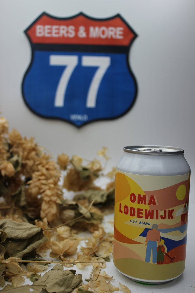 Brouwerij Eleven Brouwerij Eleven Oma Lodewijk Blond Blik 33 cl  5,50%