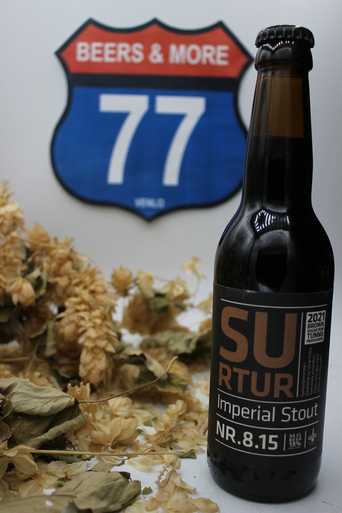 Borg Brugghus Borg Brugghus Surtur 8.15 Imperial Stout BA Fles 33 cl 13,00%