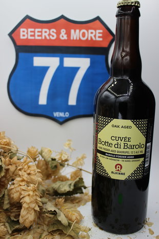 Brouwerij Alvinne Brouwerij Alvinne Cuvee Botte di Barolo BA Quadrupel Fles 75 cl  12,00%