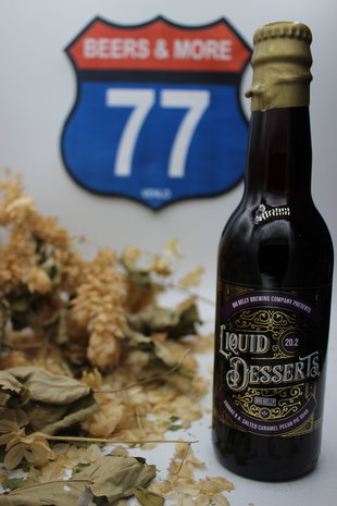 Big Belly Big Belly Liquid Desserts 20.2 Salted Caramel Pecan Pie Quad Cognac BA Quadrupel Fles 33 cl  12,50%