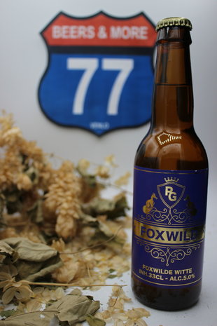 Guilty Monkey Brewery Peter Gillis Foxwilde Witte Witbier Fles 33 cl 5,00%
