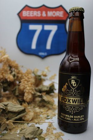 Guilty Monkey Brewery Peter Gillis Foxwilde Barley Barleywine Fles 33 cl 10,00%