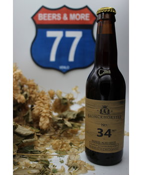 Bronckhorster Bronckhorster NO.34 Quadrupel Captain Morgan Rum BA Fles 33 cl  12,50%