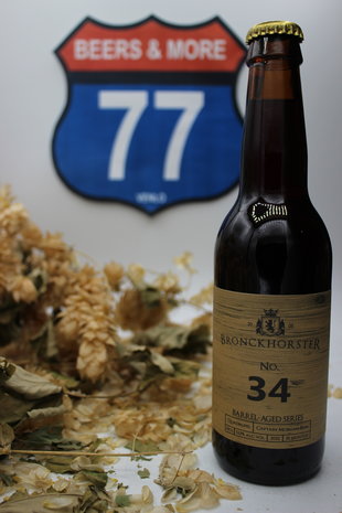 Bronckhorster Bronckhorster NO.34 Quadrupel Captain Morgan Rum BA Fles 33 cl  12,50%